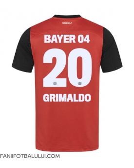 Bayer Leverkusen Alejandro Grimaldo #20 Tricou Fotbal Replică 2024-25 Barbati Acasa